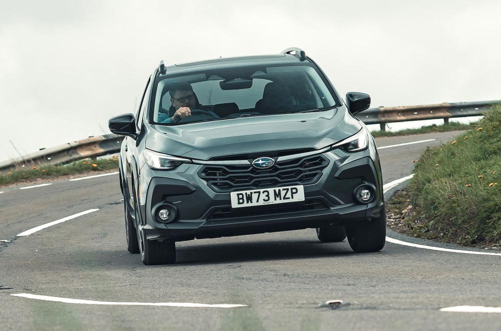 Subaru Crosstrek front cornering