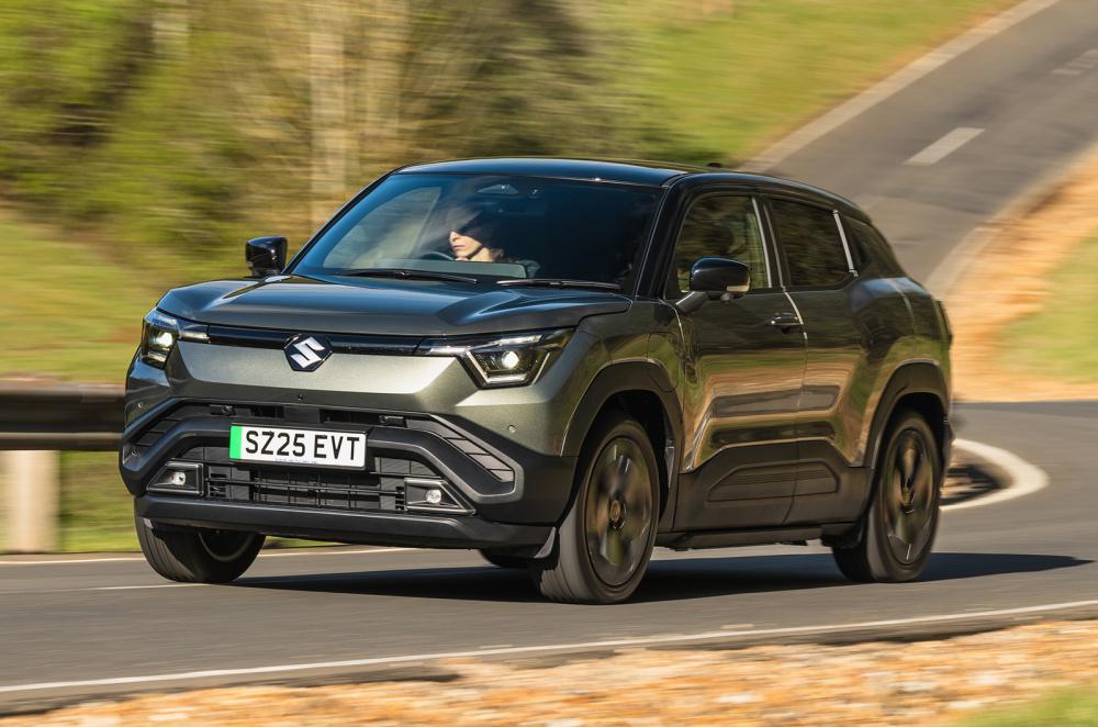 Suzuki eVitara driving front left