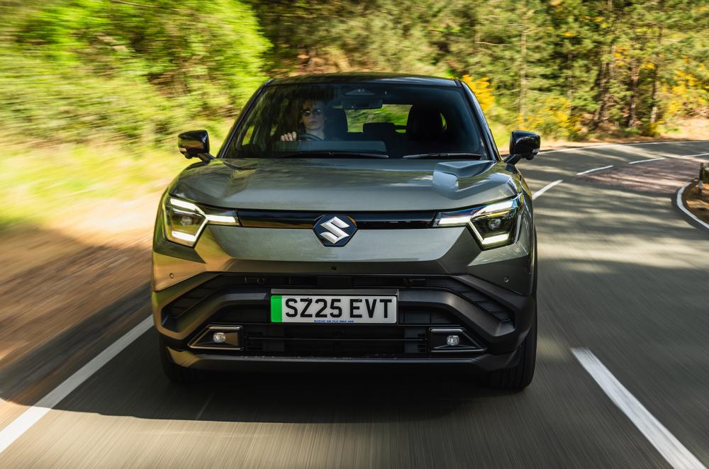 Suzuki eVitara driving front