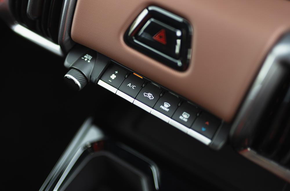 Suzuki eVitara interior detail