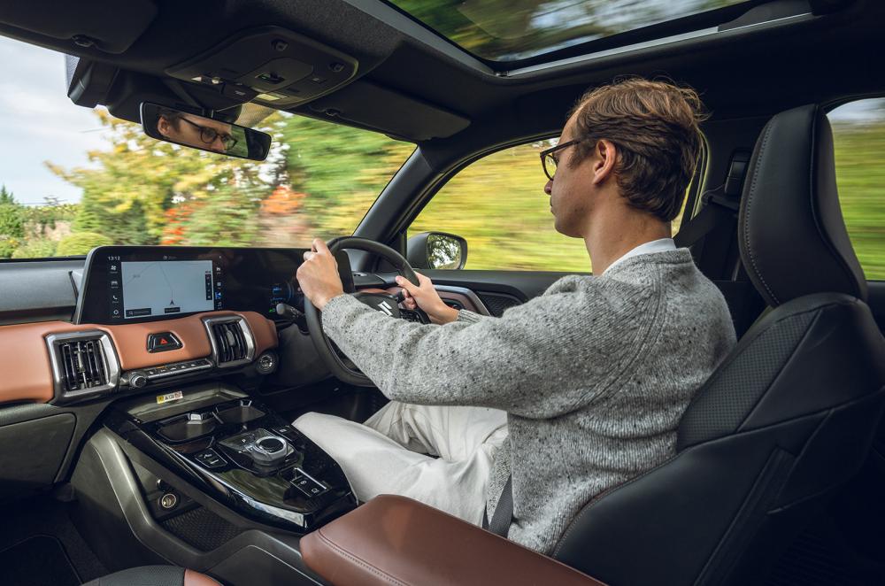 George Hill driving Suzuki e Vitara