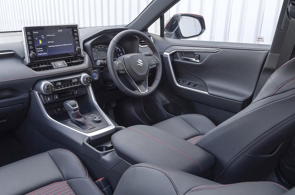 Suzuki Across interior front seats