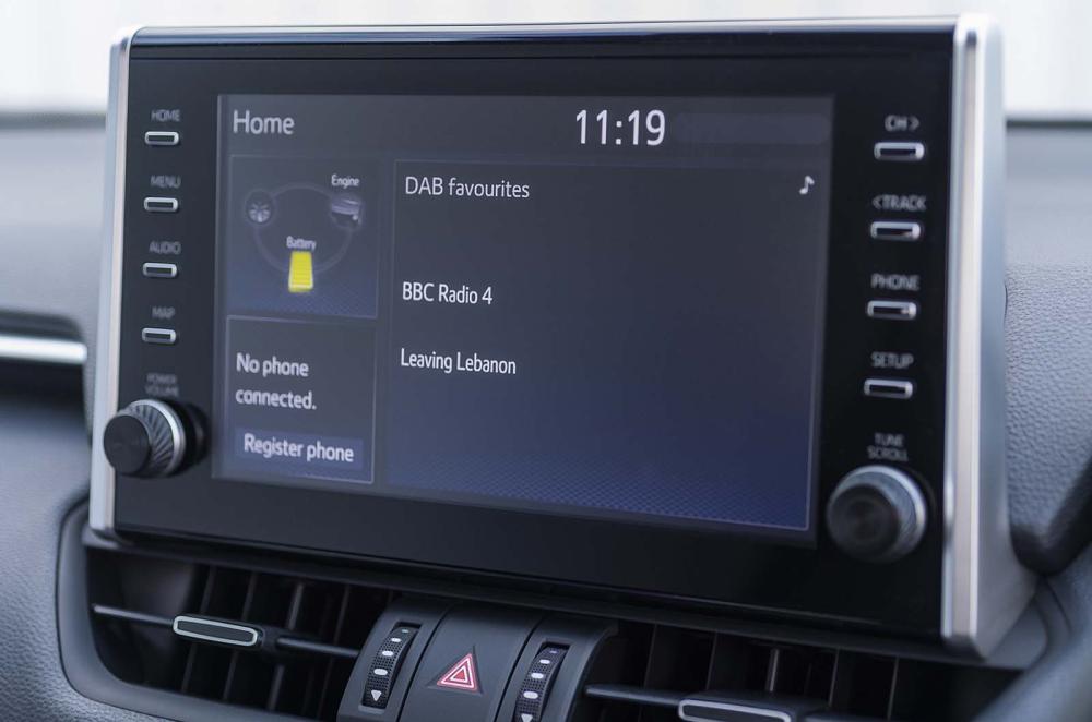 Suzuki Across touchscreen detail