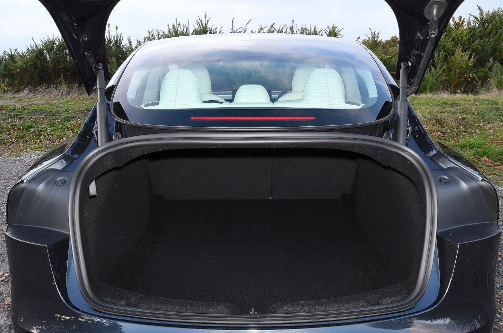 Tesla Model 3 boot