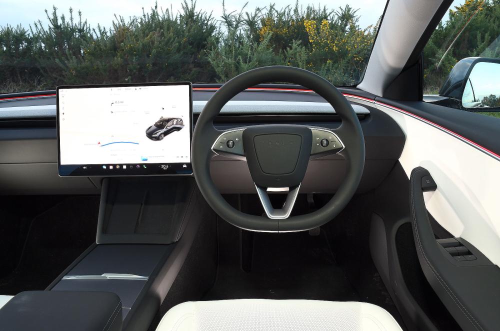 Tesla Model 3 dashboard