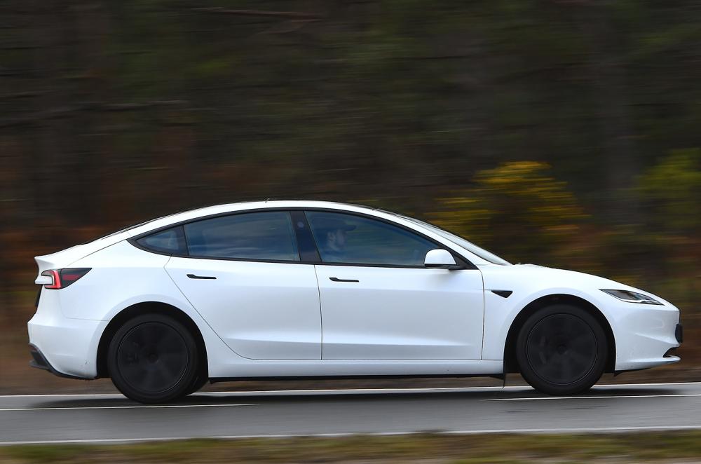 Tesla Model 3 driving side