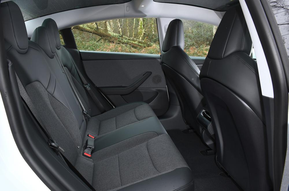 Tesla Model 3 rear seats