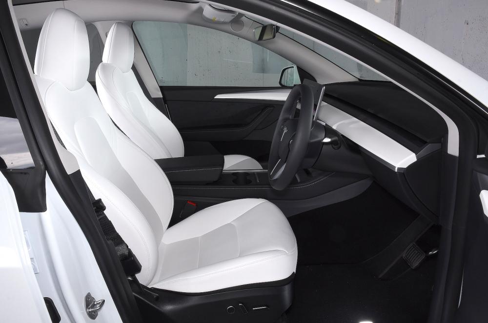 Tesla Model Y front seats