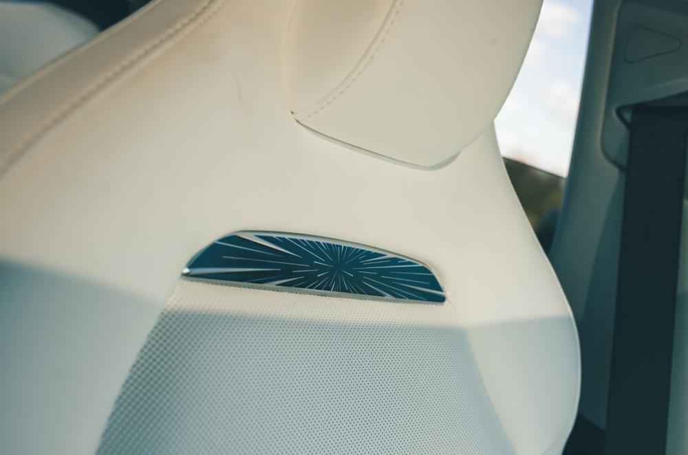 Tesla Model Y seat detail