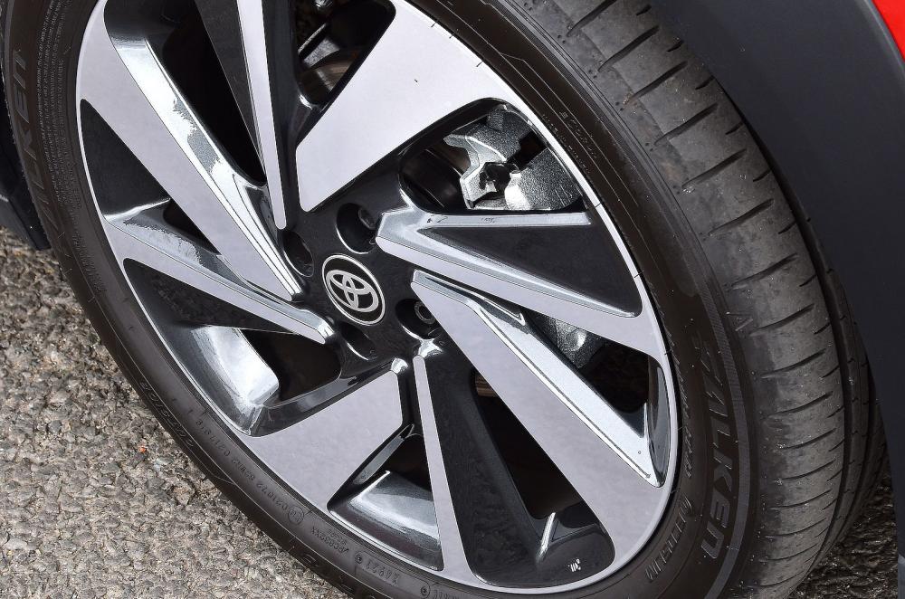 Toyota Aygo X alloy wheel detail