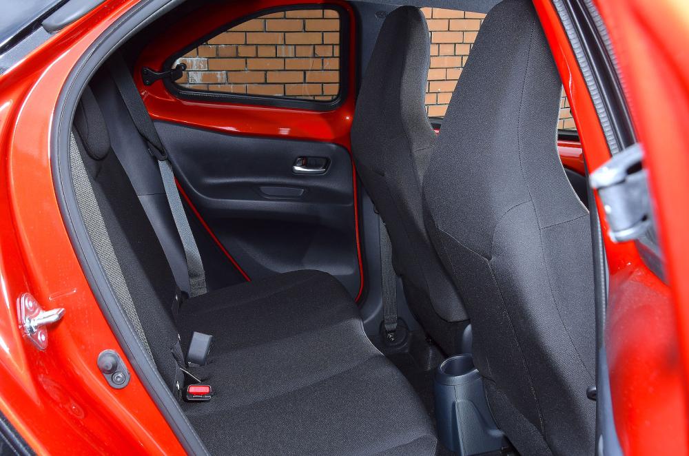 Toyota Aygo X interior back seats
