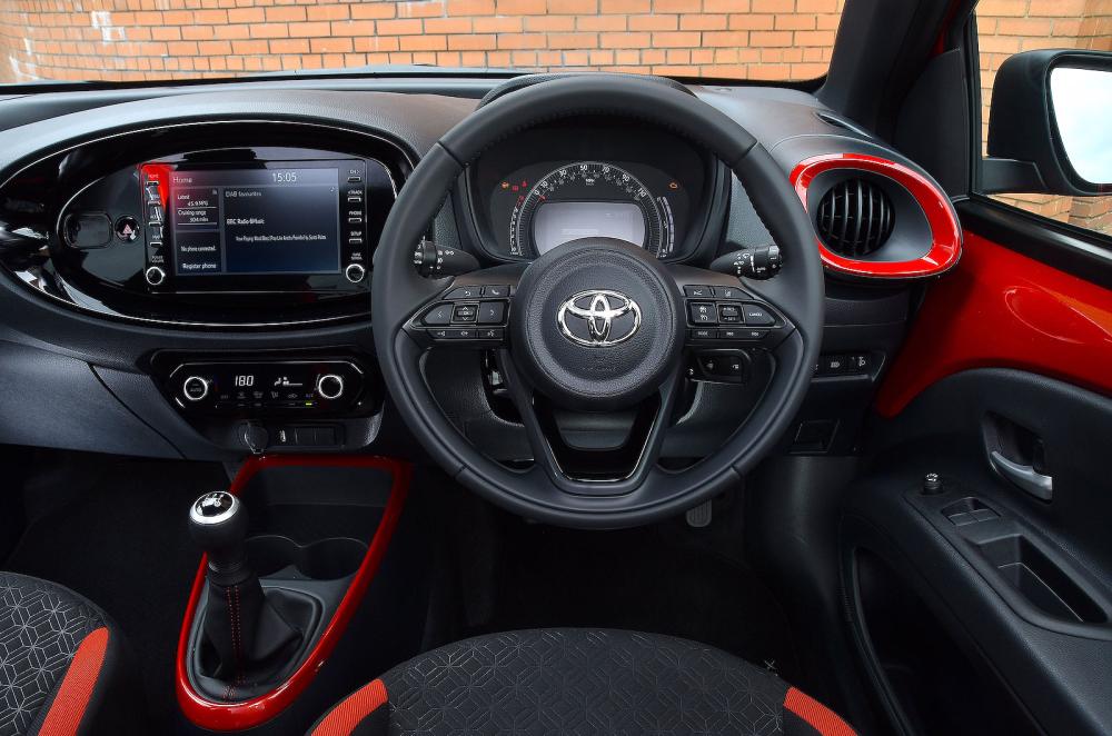 Toyota Aygo X interior dashboard