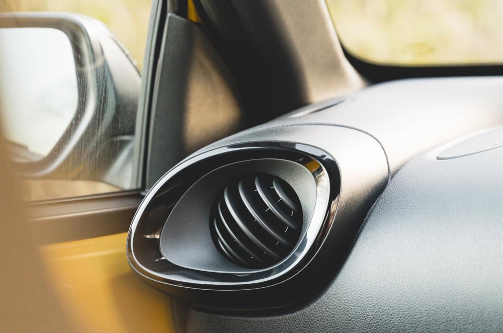 Toyota Aygo X Hybrid air vent detail