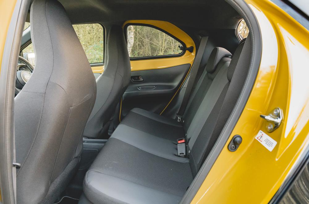 Toyota Aygo X Hybrid rear seats