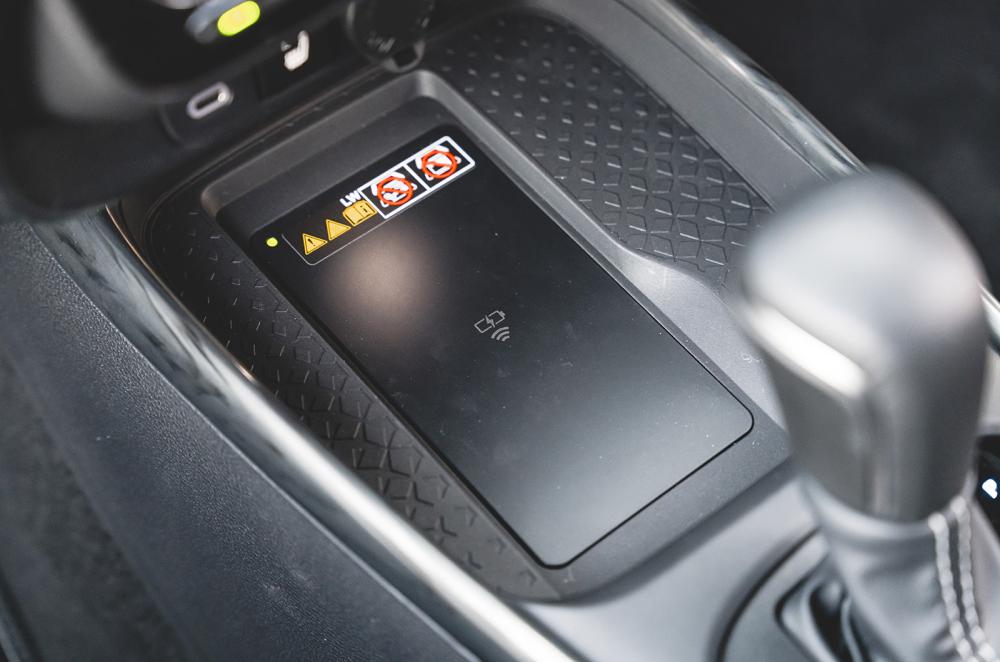 Toyota Aygo X Hybrid wireless phone charger