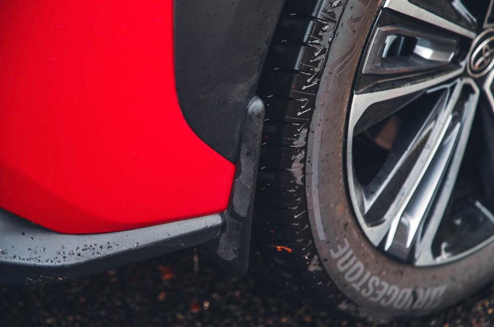 Toyota bZ4X alloy wheel detail