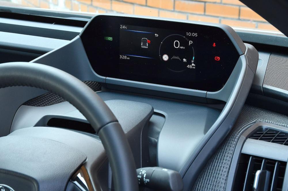 Toyota bZ4X driver display