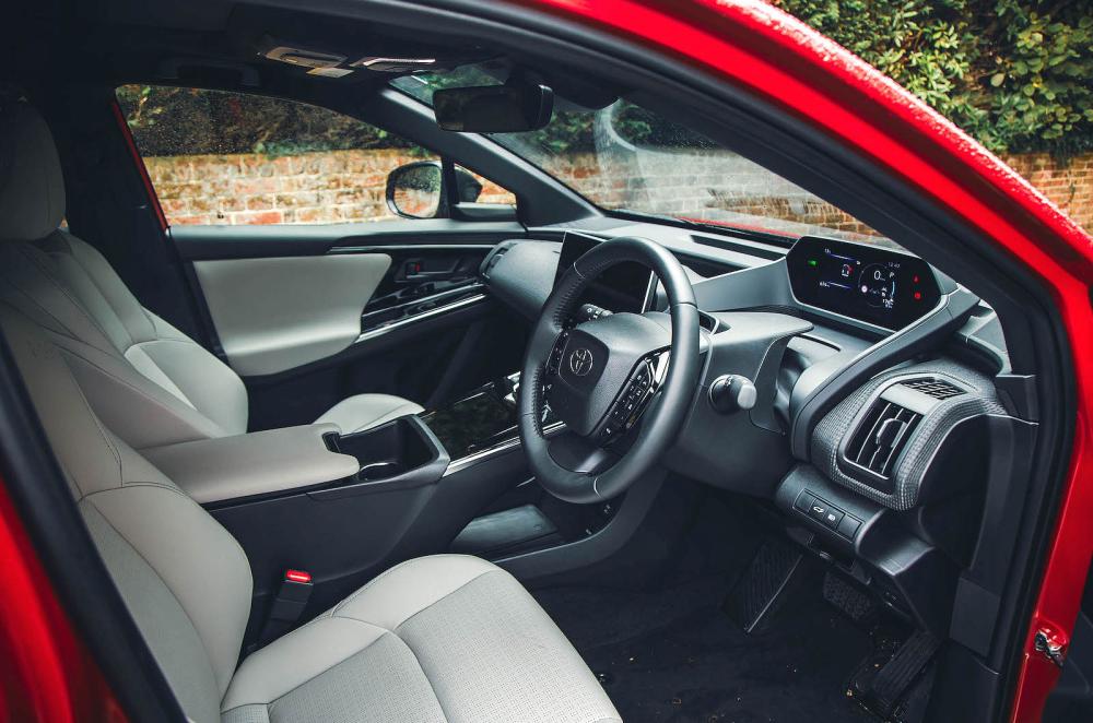 Toyota bZ4X front seats