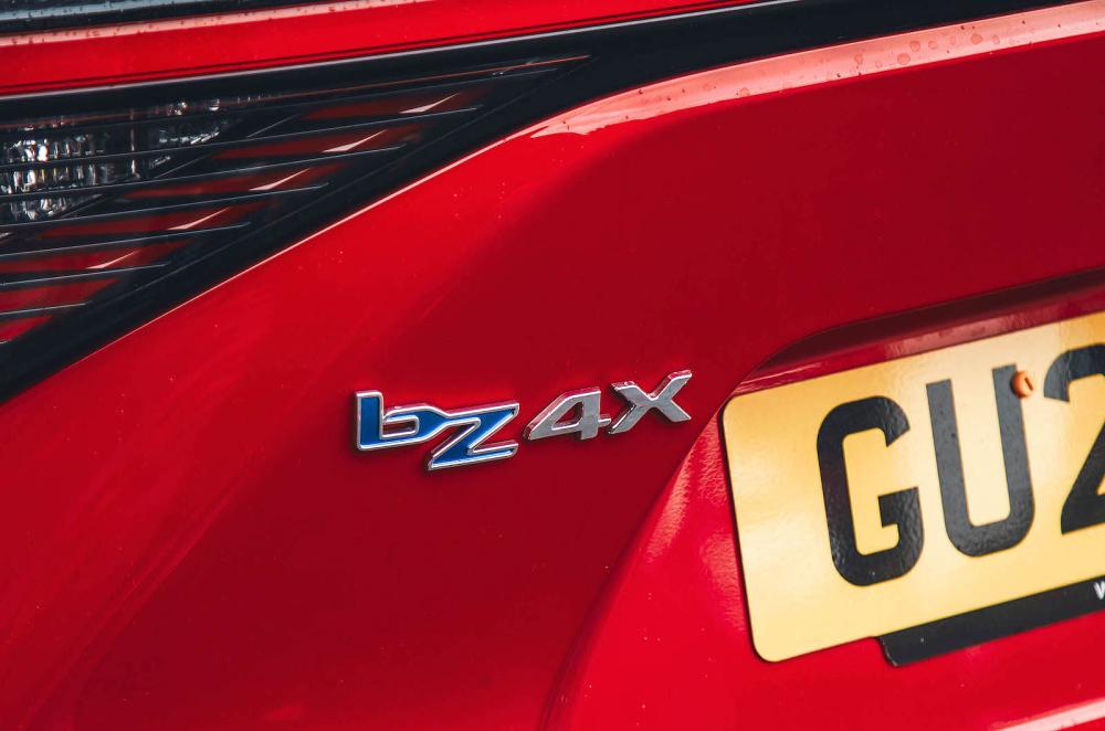 Toyota bZ4X rear badge