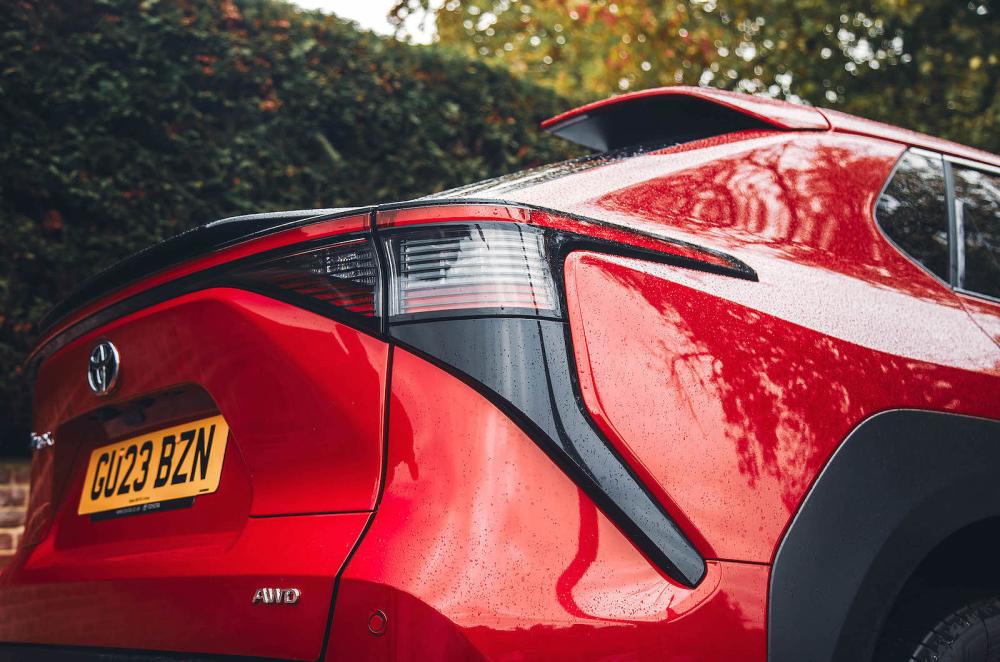 Toyota bZ4X rear detail