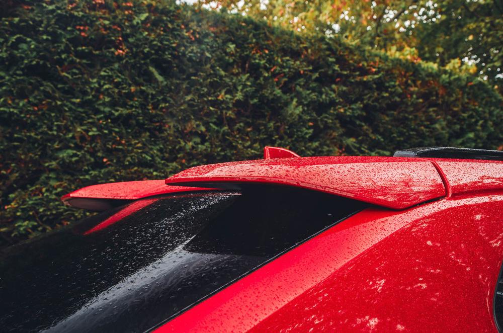 Toyota bZ4X rear roof detail