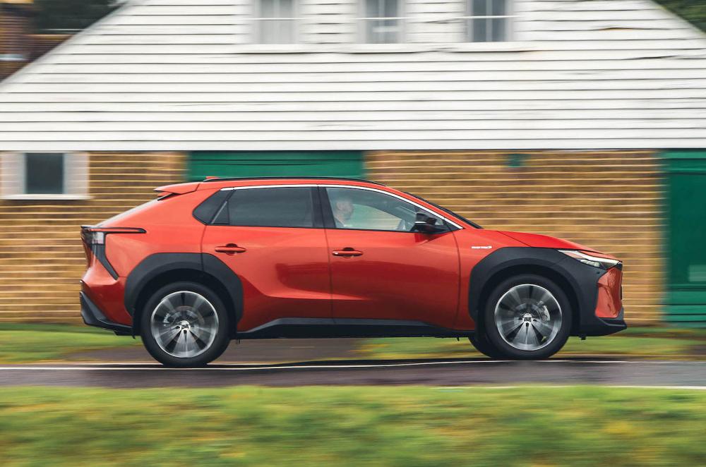 Toyota bZ4X right driving