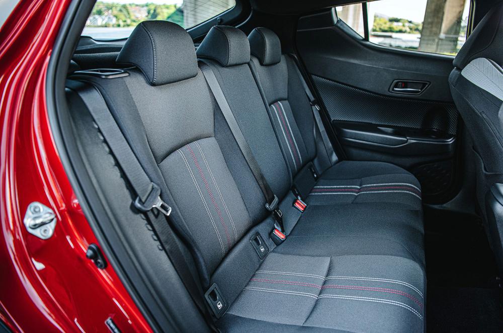 Toyota C-HR back seats