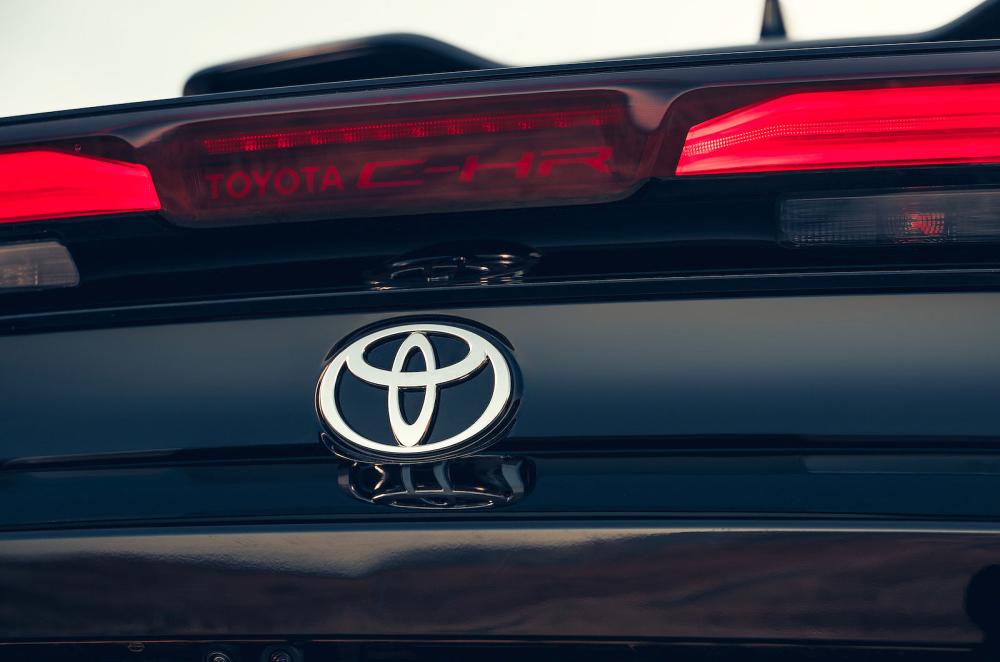 Toyota C-HR rear badge detail
