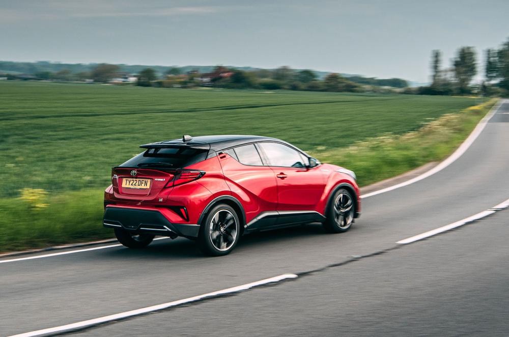 Toyota C-HR rear cornering