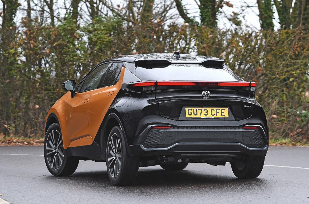 Toyota C-HR rear cornering