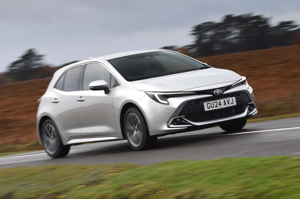 Toyota Corolla front right driving