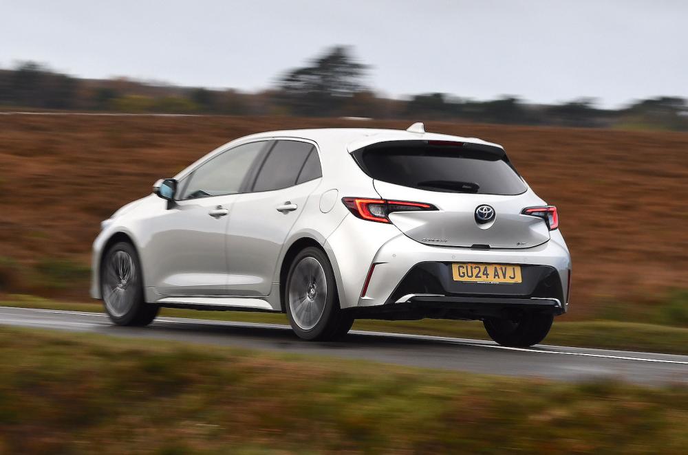 Toyota Corolla rear left driving