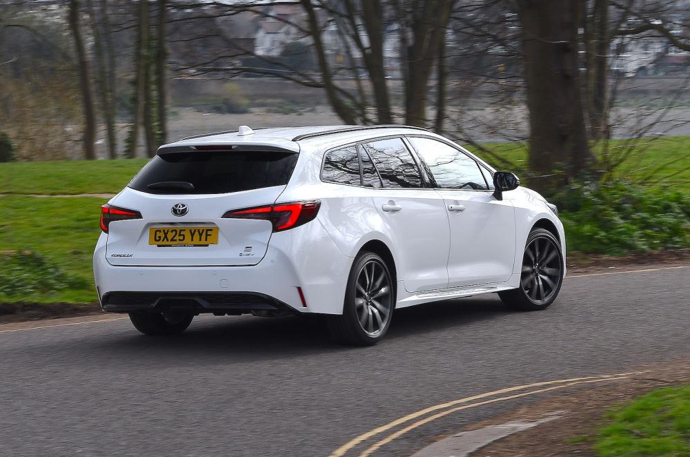 Toyota Corolla Touring Sports rear cornering