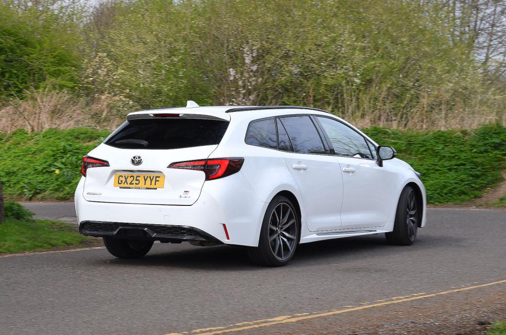 Toyota Corolla Touring Sports rear right driving
