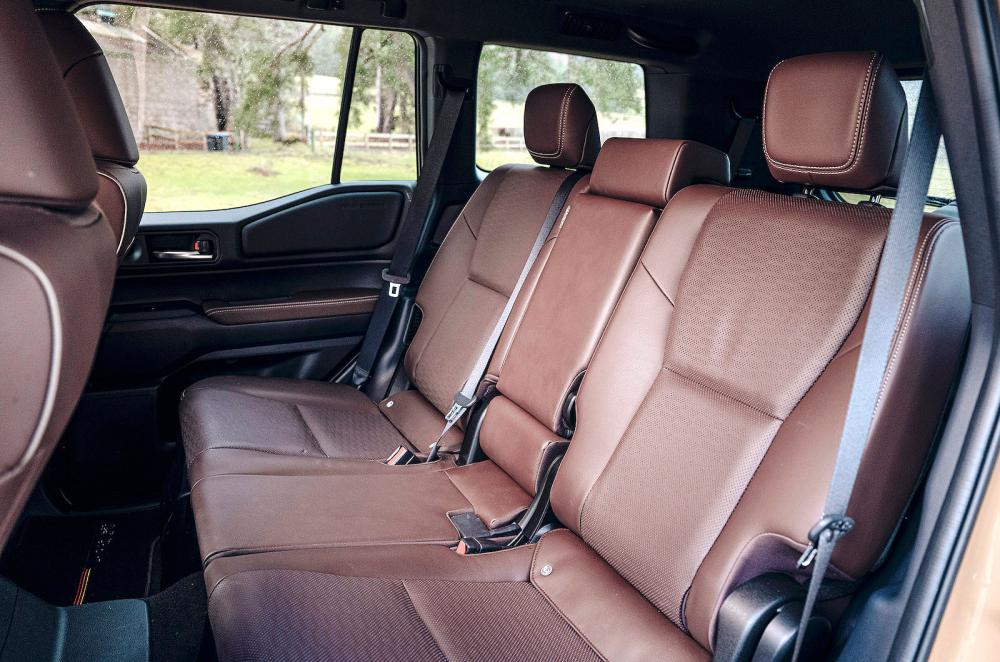 Toyota Land Cruiser back seats