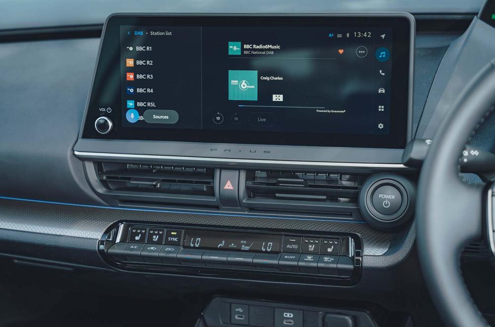 Toyota Prius infotainment system