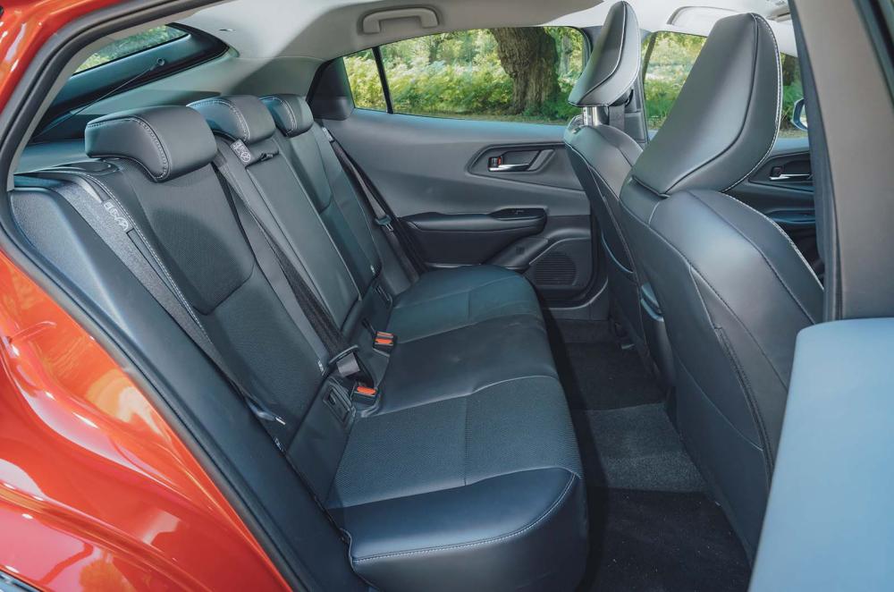 Toyota Prius interior back seats