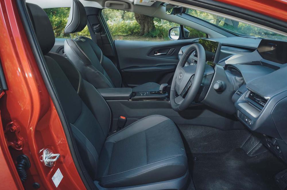 Toyota Prius interior front seats