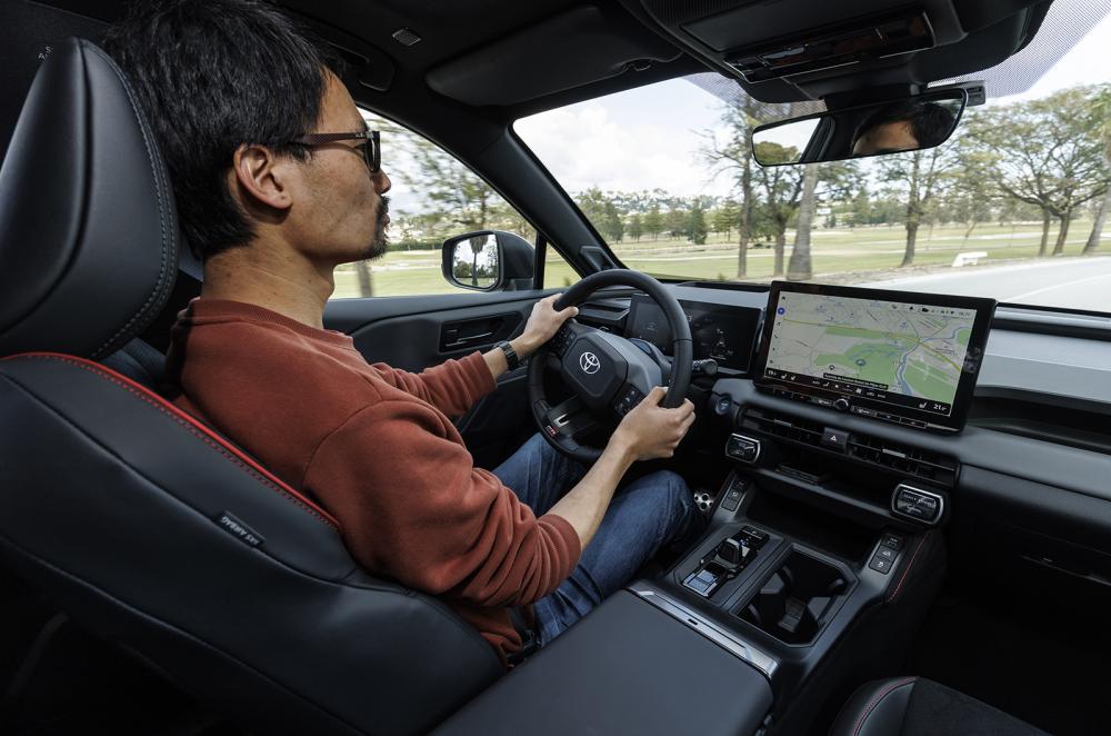 Lawrence Cheung driving the Toyota RAV4