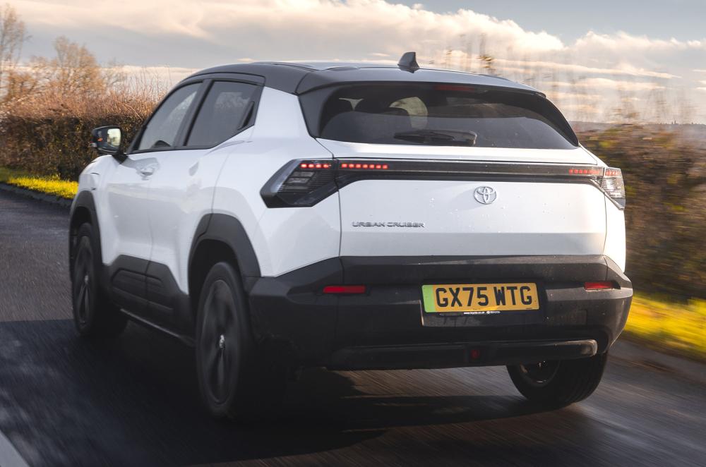 Toyota Urban Cruiser driving rear left