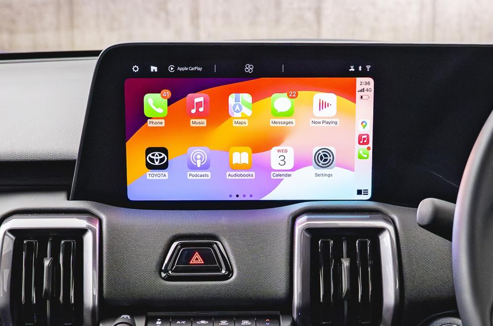 Toyota Urban Cruiser touchscreen