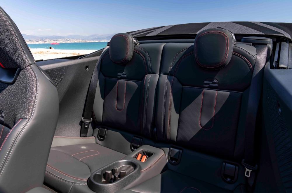 Mini Cooper Convertible interior rear