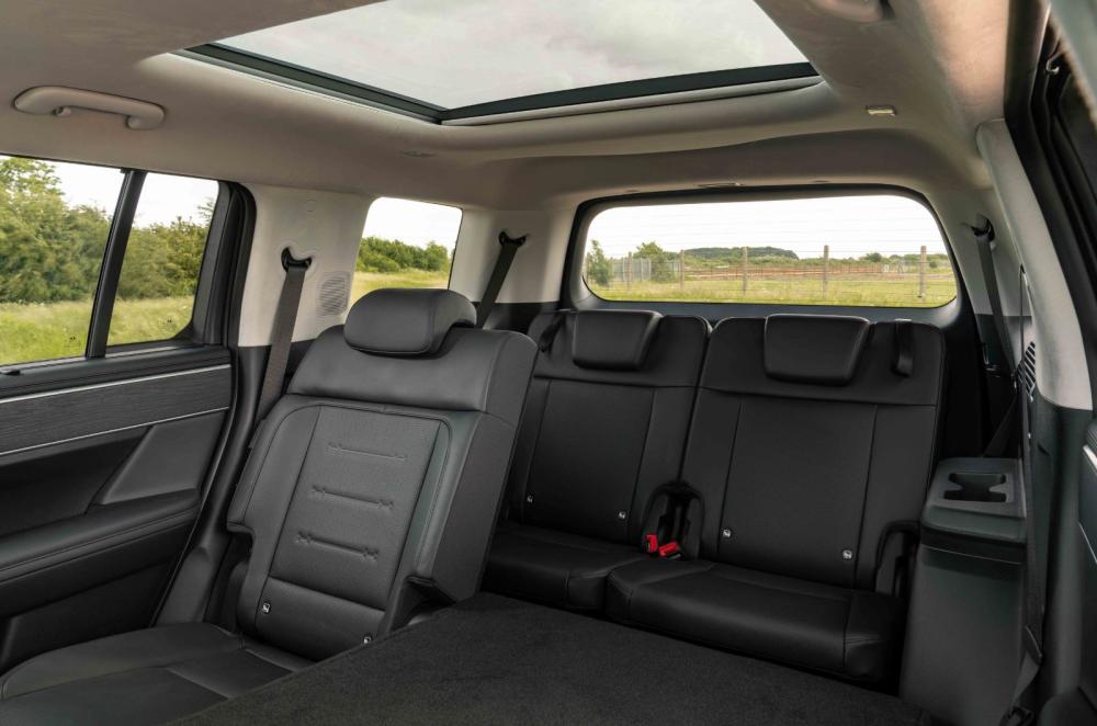 Hyundai Santa Fe second and third row