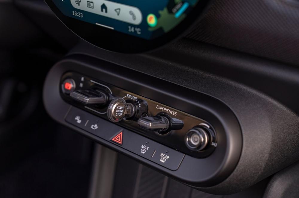 Mini Cooper Convertible interior details