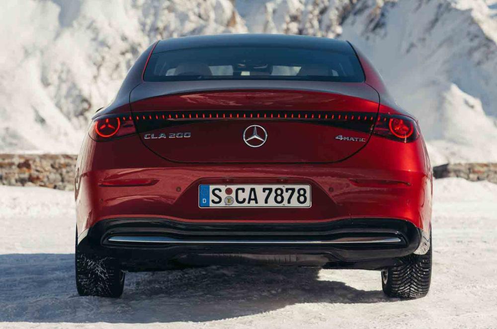 Mercedes CLA hybrid rear still