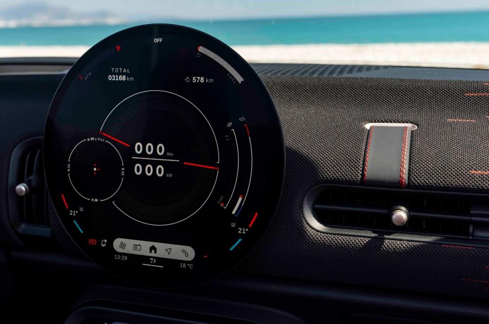 Mini Cooper Convertible interior details