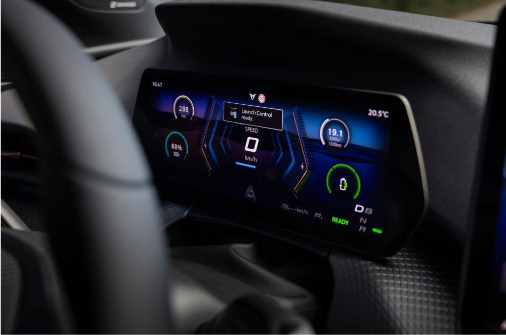 Cupra Raval interior details