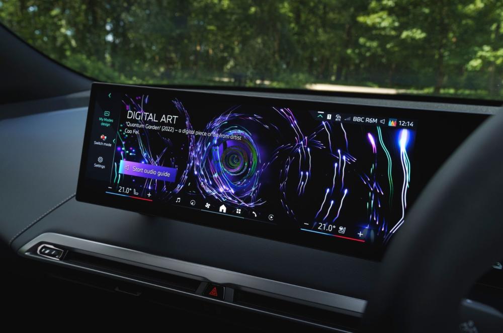 BMW iX interior details