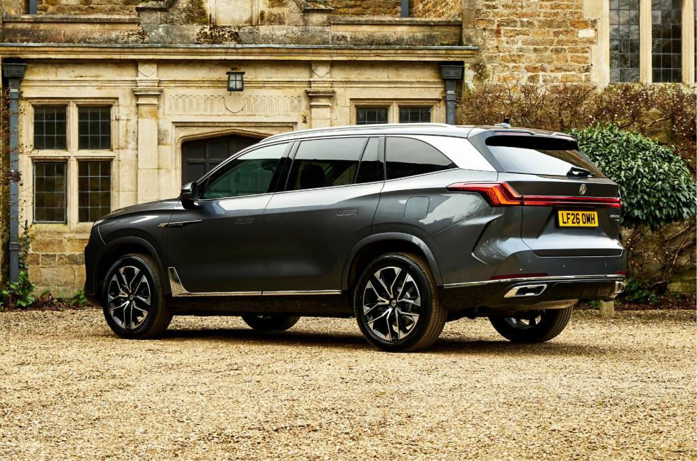 MG S9 PHEV exterior still rear