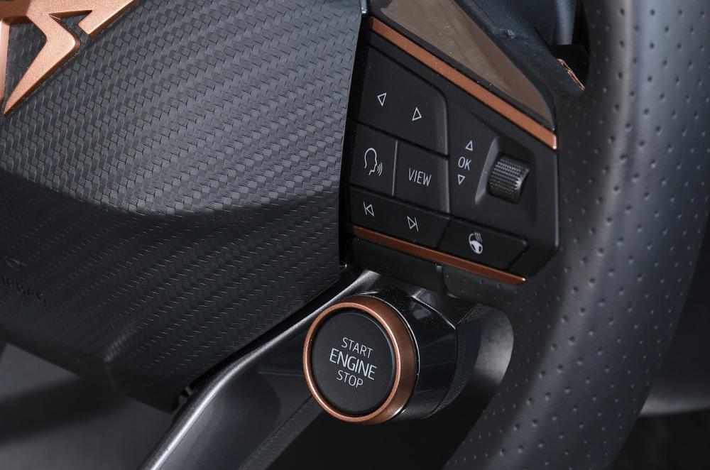 Cupra Leon interior details